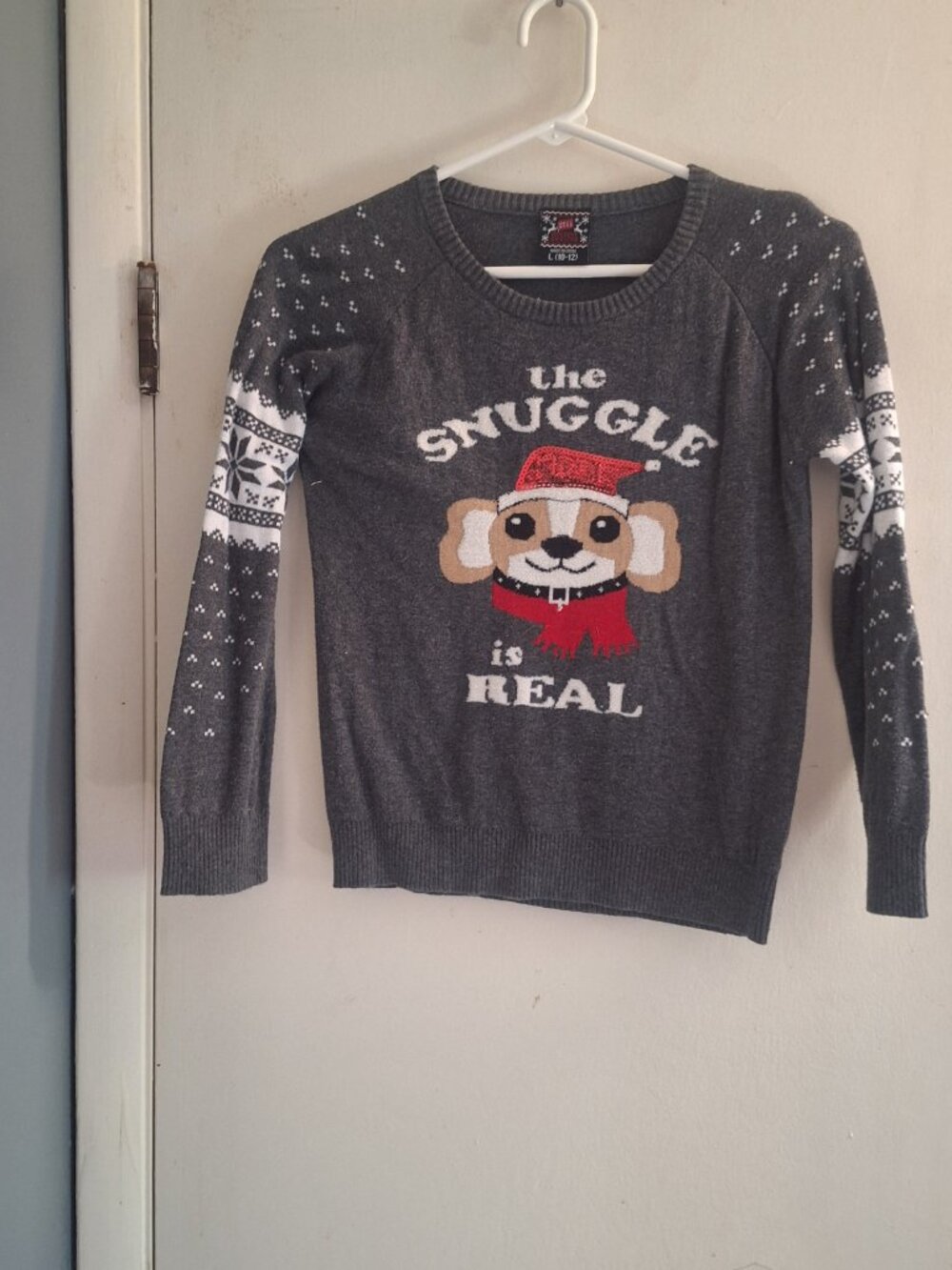 the snuggle is real sweater
